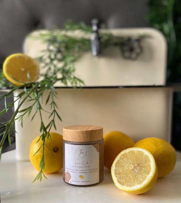 Deeply Rooted Face + Body Lemon Scrub